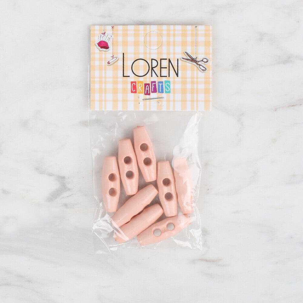 Loren Crafts 8'li somon çoban düğme - 113